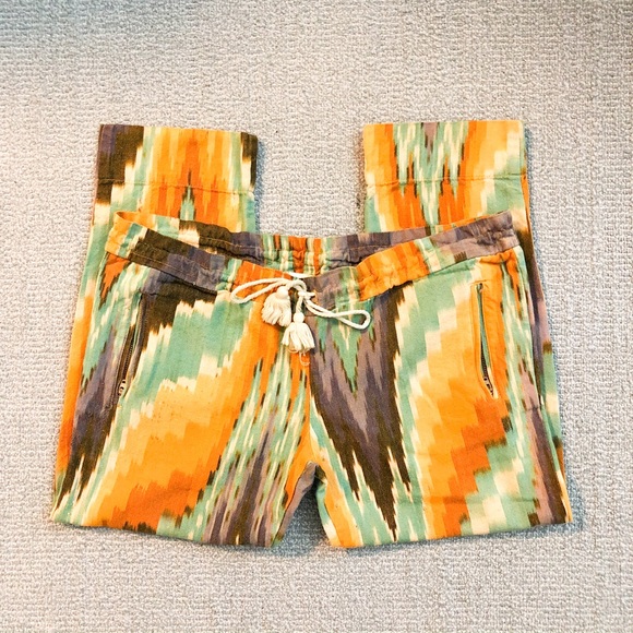 Pants - Handmade woven cropped pants